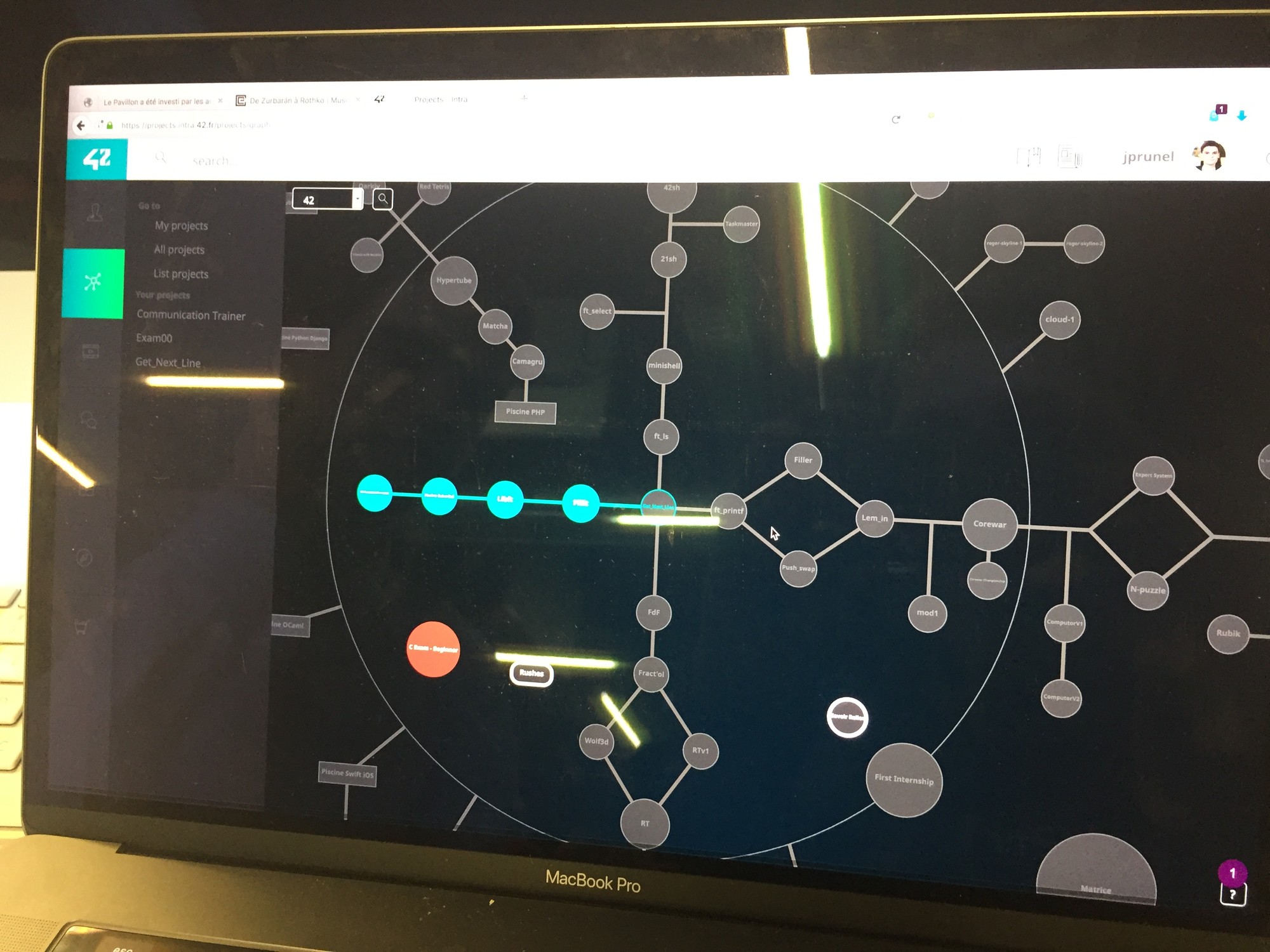 Mapa umiejętności — system gamifikacji w Ecole 42